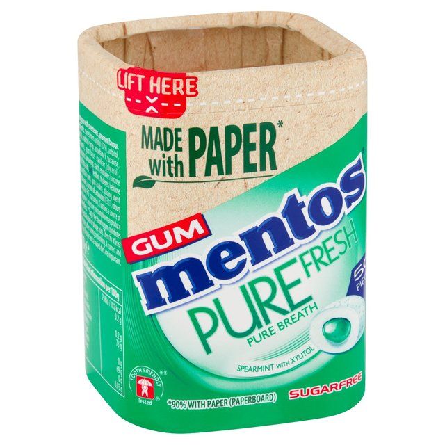 Mentos Gum Pure Fresh Spearmint Chewing Gum 100g
