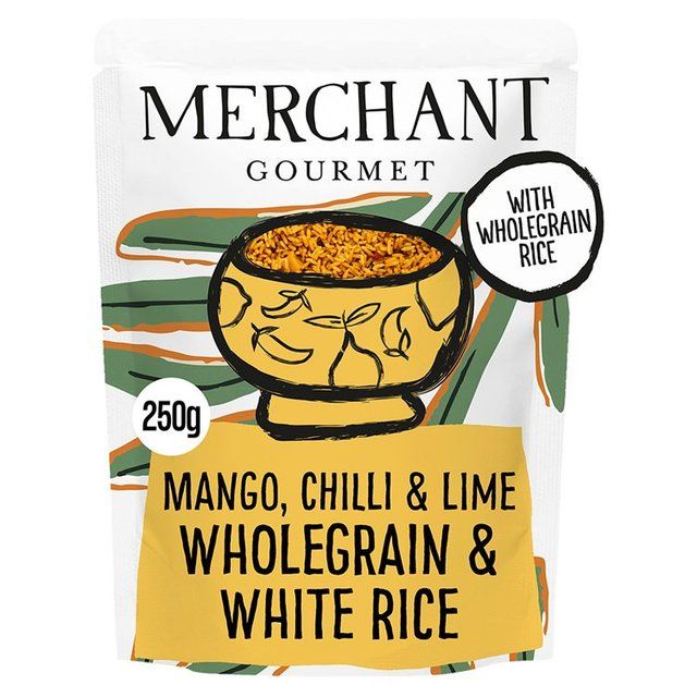Merchant Gourmet Mango Chilli & Lime Wholegrain & White Microwave Rice 250g