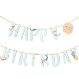 Mermaid Happy Birthday Garland