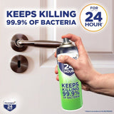 Microban 24 Hour Multi Purpose Anti-Bacterial Aerosol Fresh 400ml