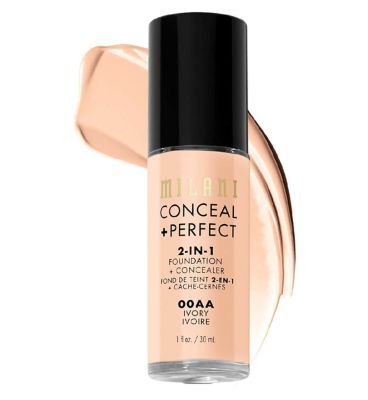 Milani Conceal + Perfect 2-In-1 Foundation 00AA Ivory