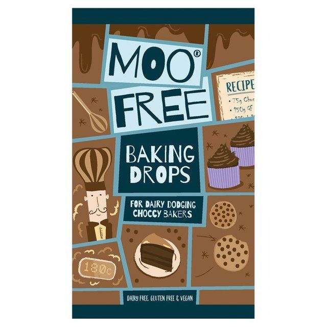 Moo Free 'Milk' Choccy Baking Drops 100g