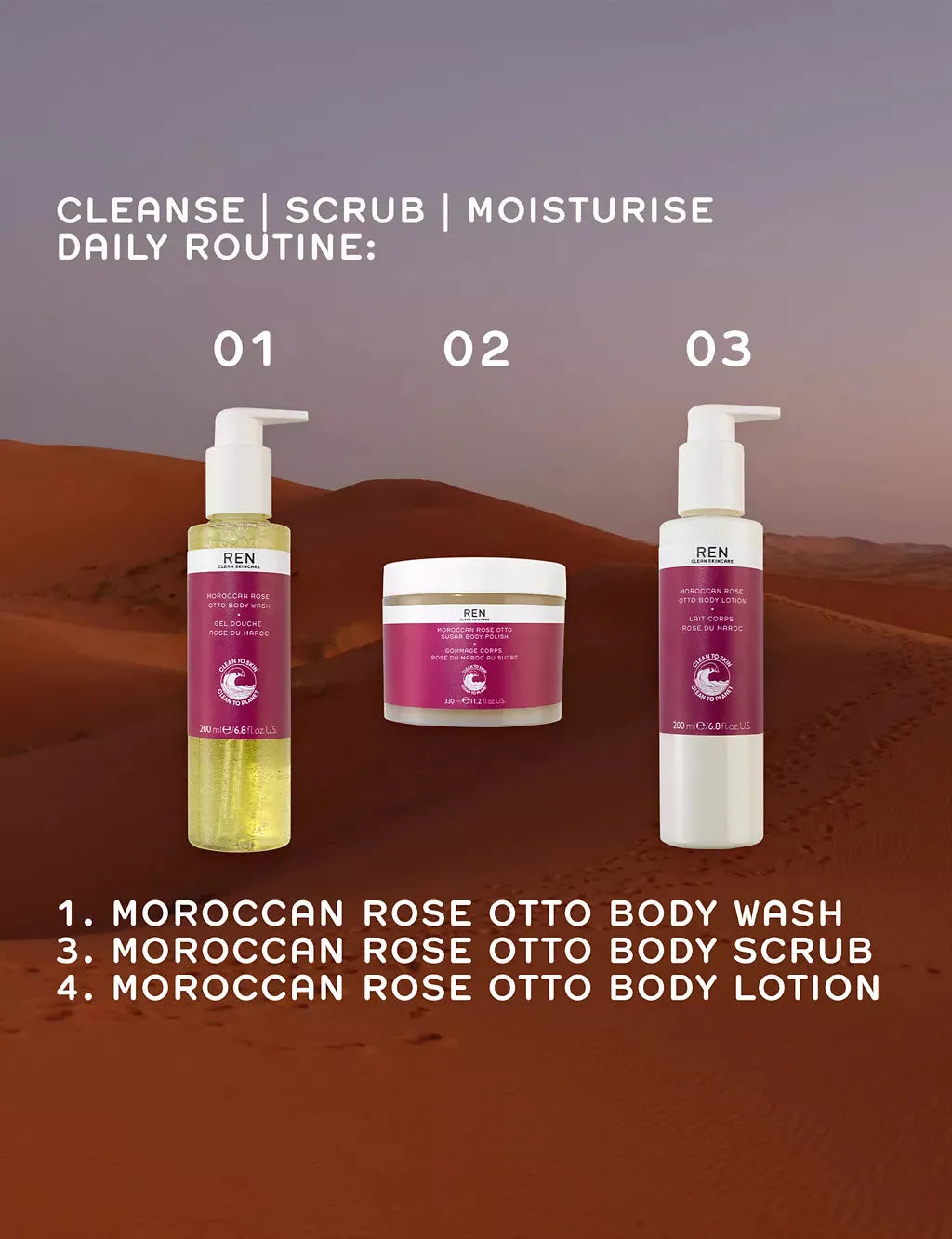 Moroccan Rose Otto Body Cream 200ml