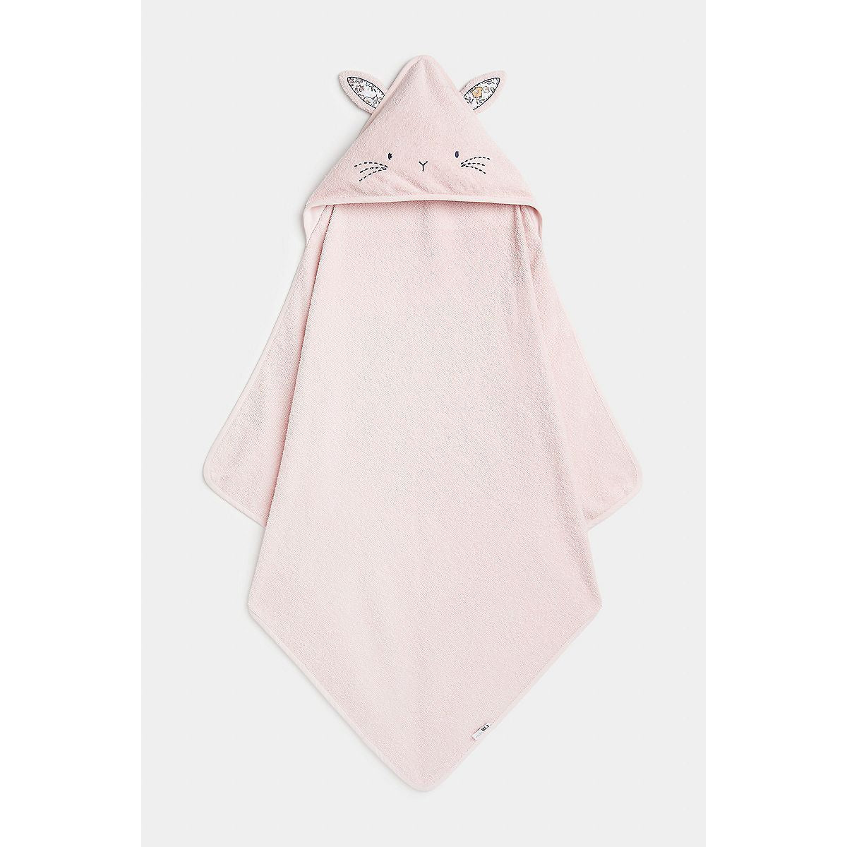 Mothercare Cuddle and Dry pink bunny