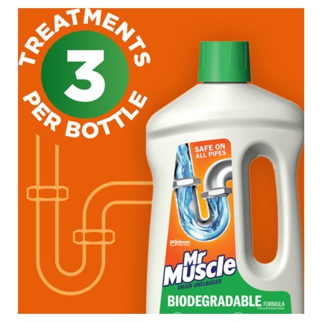 Mr Muscle Biodegradable Drain Unclogger 750ml