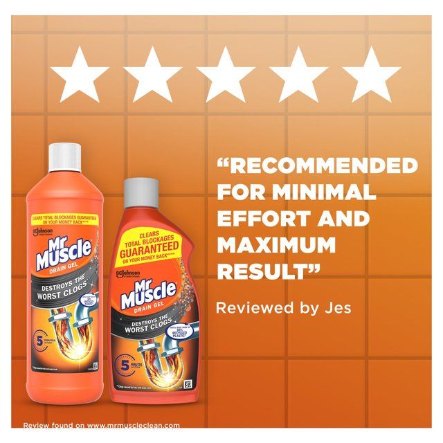 Mr Muscle Power Gel Drain Unblocker 500ml