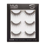 MUA Lash Trio - Natural Effect #100