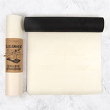 Myga Extra Large Red Alignment Yoga Mat Cream