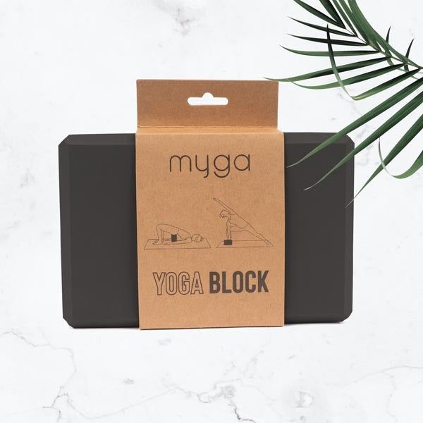 Myga Foam Yoga Block - Black
