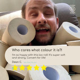 Naked Sprout Extra Long Unbleached Bamboo Toilet Roll 24 per pack