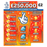 National Lottery £2 £250,000 Orange Scratchcard Game