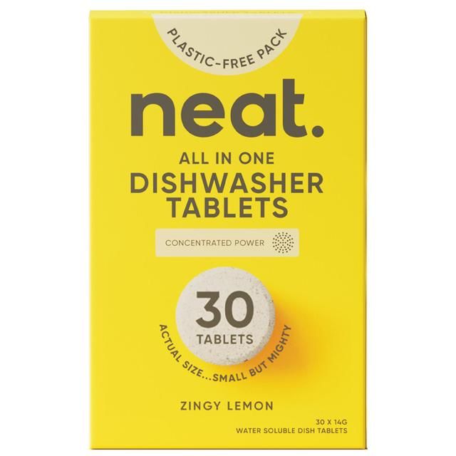 Neat All in One Dishwasher Tablets Lemon 30s 30 per pack