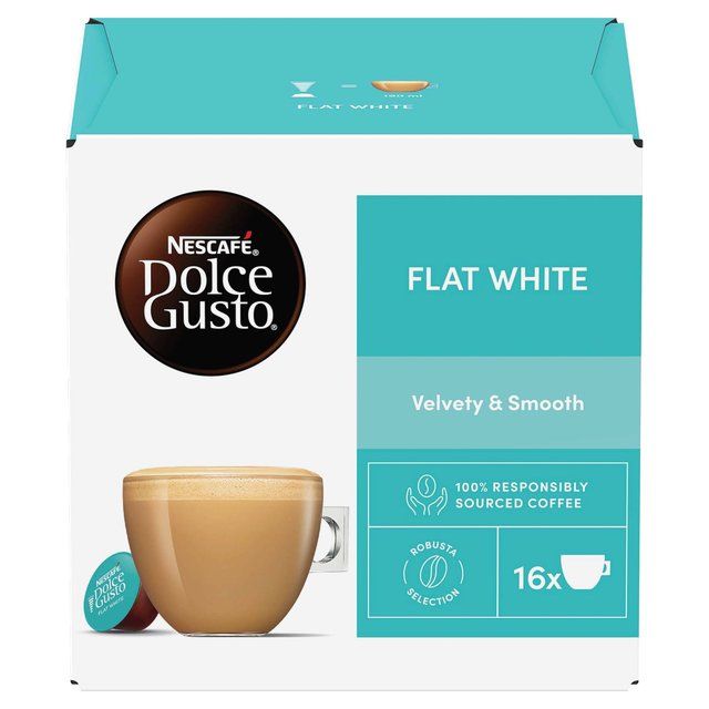 Nescafe Dolce Gusto Flat White Coffee Pods 16 per pack