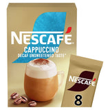 Nescafe Gold Cappuccino Decaf Unsweetened Taste Coffee Sachets