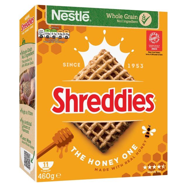 Nestle Shreddies The Honey One Cereal 460g