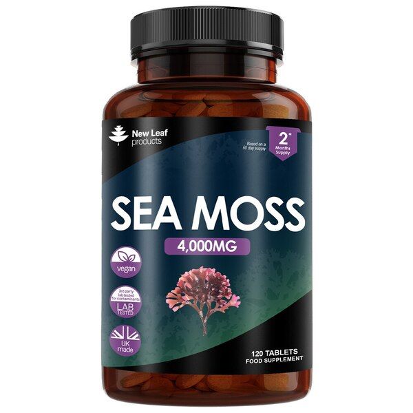 New Leaf - Sea Moss Tablets Extract 120 High Strength 4000mg