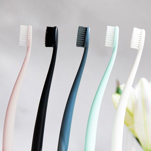 NFco Biodegradable Toothbrush - Pirate Black & Monsoon Mist