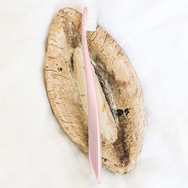 NFco Biodegradable Toothbrush - Rose Quartz & Monsoon Mist
