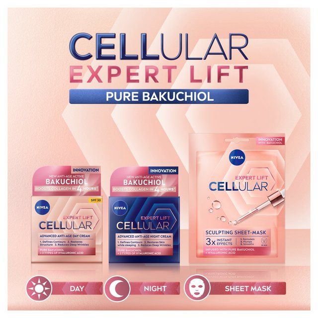 NIVEA Hyaluron Cellular Elasticity Filler Cryo Face Sheet Mask