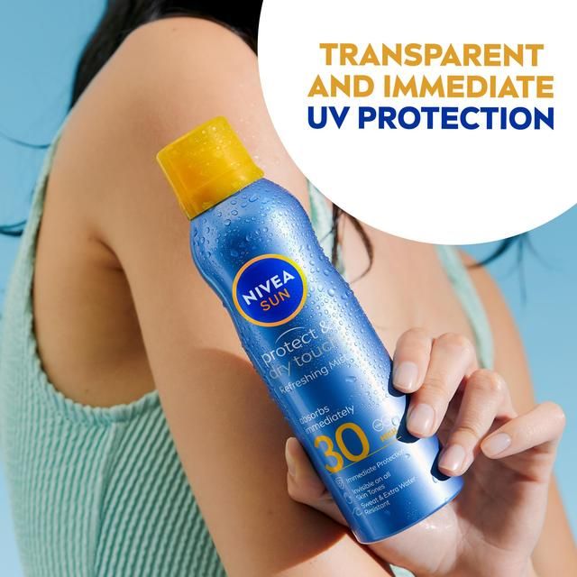 NIVEA SUN Protect & Dry Touch SPF 30 Mist Sunscreen Spray 200ml