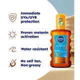 NIVEA SUN Tan Activating Oil SPF30 Protect&Bronze 200ml
