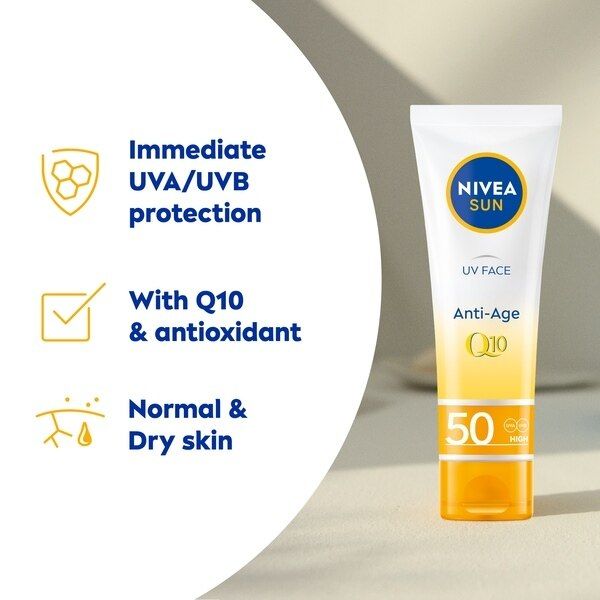 NIVEA SUN UV Face SPF 50 Q10 Anti-Age & Anti-Pigments 50ml
