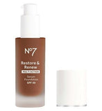 No7 Restore & Renew Serum Foundation 30ml SPF 30 cedar