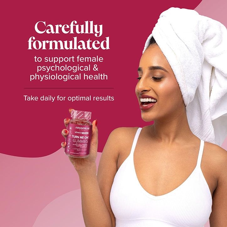 Novomins Libido Strawberry Flavour 60 Gummies