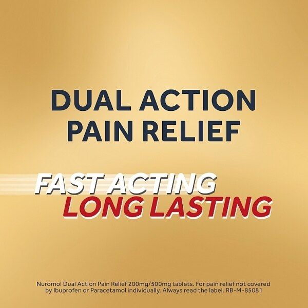 Nuromol Dual Action Pain Relief Ibuprofen & Paracetamol 16s