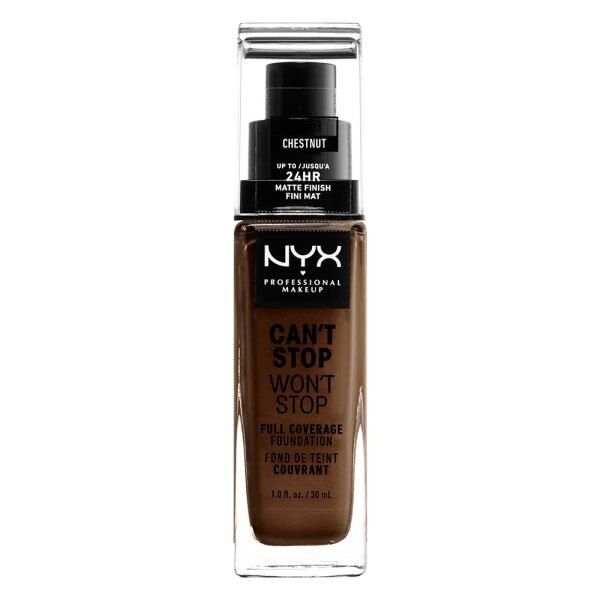NYX Professional Makeup Cant Stop Foundation Porcelain CHESTNUT