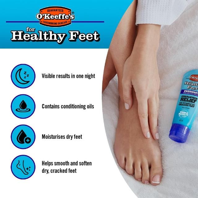O'Keeffe's Healthy Feet Overnight Tube 80ml