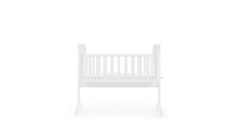 Obaby Sophie Swinging Crib and Mattress - White