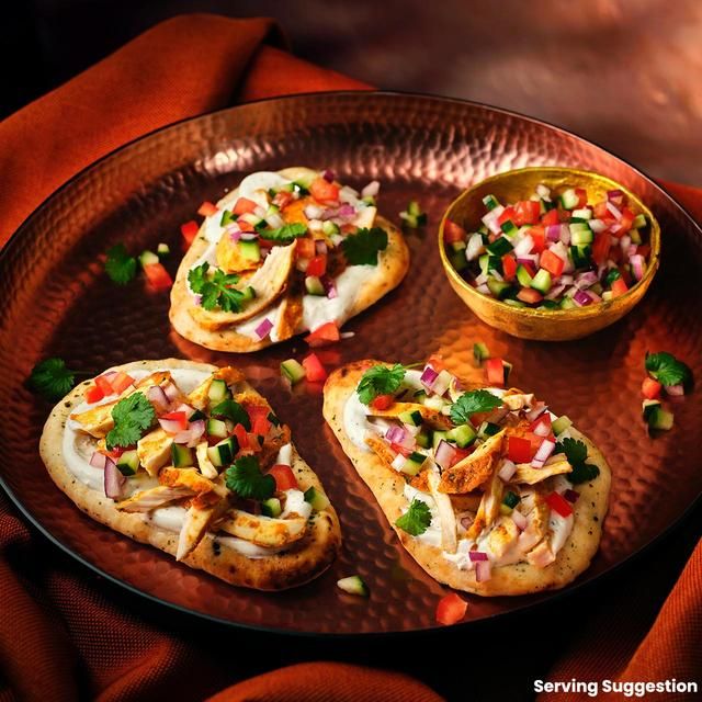 Ocado 6 Mini Garlic & Coriander Naans 6 per pack