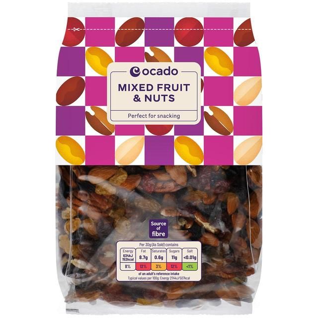 Ocado Mixed Fruit & Nuts 750g