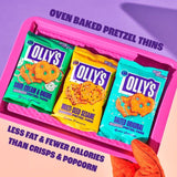 Olly's Pretzel Thins - Sour Cream & Onion 140g