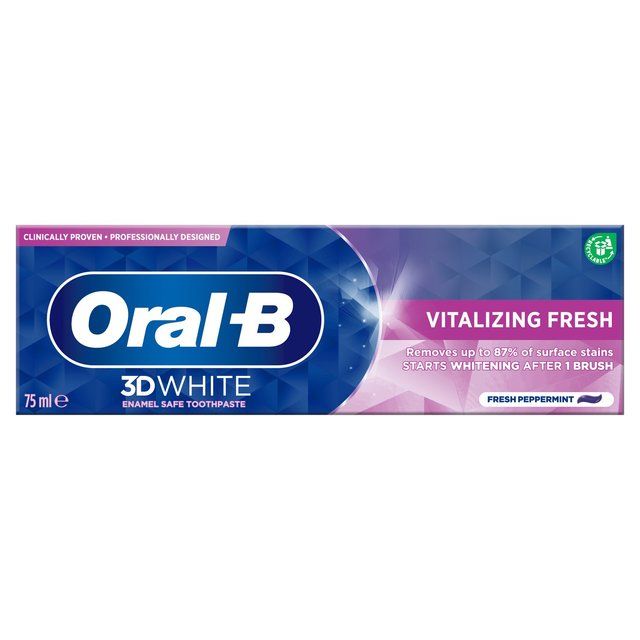 Oral-B 3DW Toothpaste Vitalising Fresh 75ml