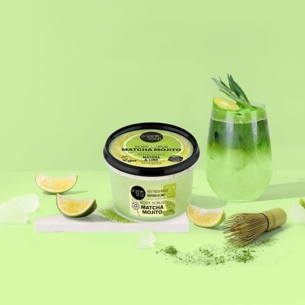Organic Shop Matcha Mojito Body Scrub Matcha & Lime 250ml