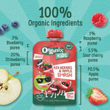 Organix KIDS Red Berries & Apple Smash Pouch 100g