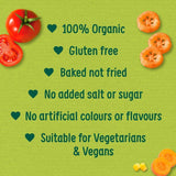 Organix Melty Tomato Organic Slices Baby Snack 7 months+ 20g