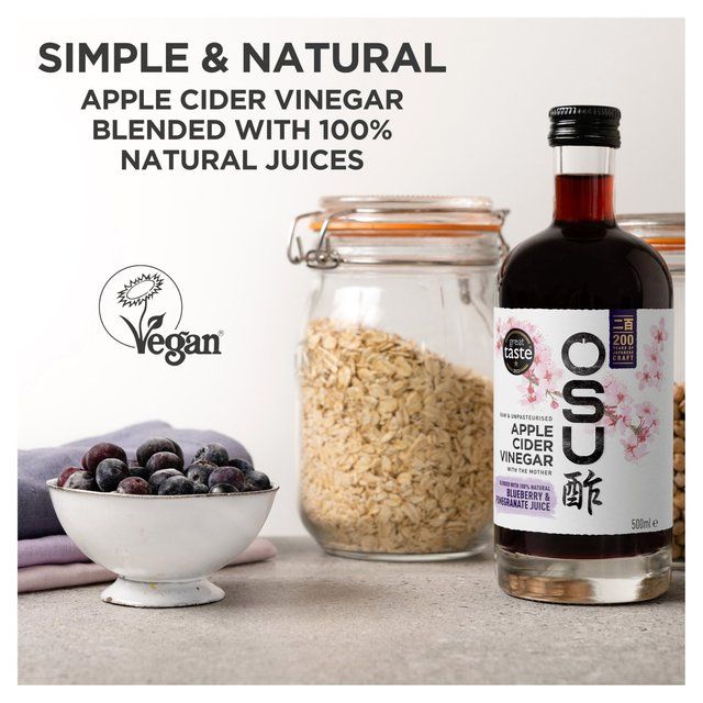 OSU Apple Cider Vinegar Blueberry & Pomegranate 500ml