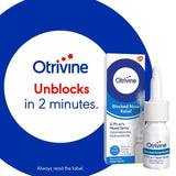 Otrivine Blocked Nose & Congestion Relief Nasal Spray 10ml