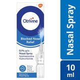 Otrivine Blocked Nose & Congestion Relief Nasal Spray 10ml