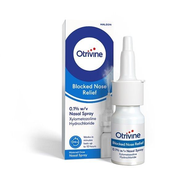 Otrivine Blocked Nose Relief Nasal Spray 0.1% 10ml