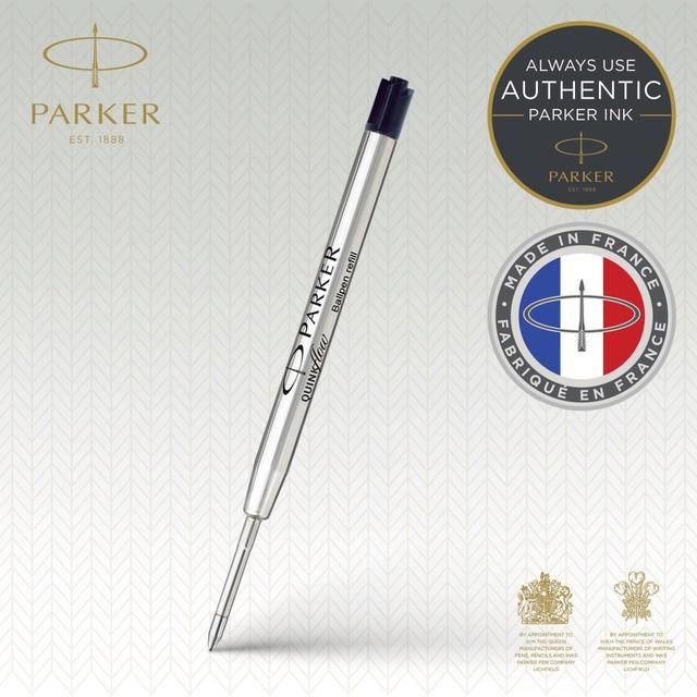 Parker Ballpoint Pen Black Refills Medium Point 3 per pack