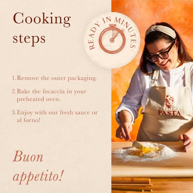 Pasta Evangelists Tomato & Rosemary Focaccia 180g