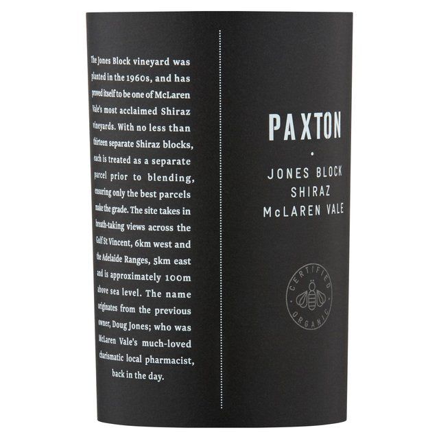 Paxton Biodynamic Single Vineyard Jones Block Shiraz 75cl