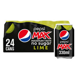 Pepsi Max Lime No Sugar Cola Cans