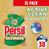 Persil Ultimate Active Clean Laundry Washing Capsules 38 per pack