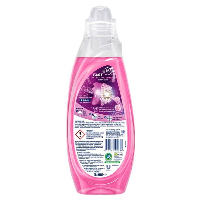 Persil Wonder Wash Ultra Care Laundry Detergent 31 Wash 837ml