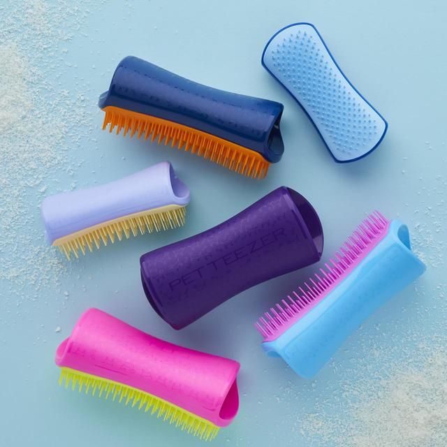Pet Teezer Detangling Dog Grooming Brush Small - Lilac / Yellow
